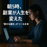 朝5時、副業が人生を変えた